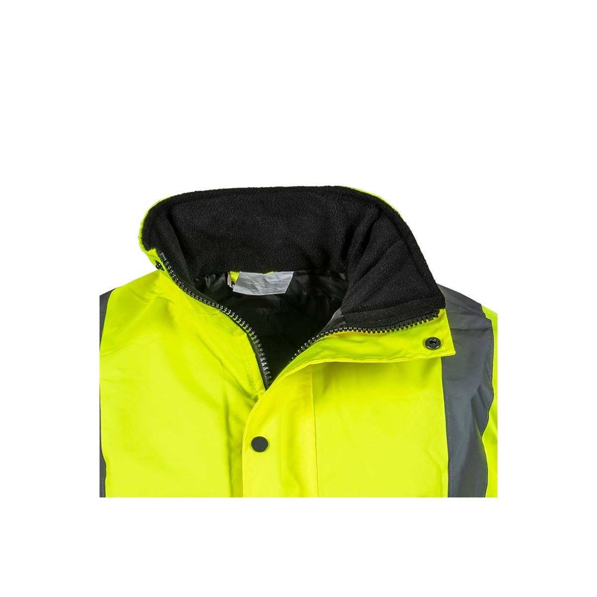 Vito - Veste jaune FLUO Taille XL Parka avec Bande réfléchissante haute visibilité 100% polyester VITO - Image 2