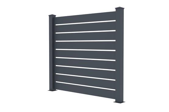 CASANOOV - Casanoov Lot de 20 clôtures aluminium VOGEL 1,9m H.170 cm Gris Anthracite - Image 5