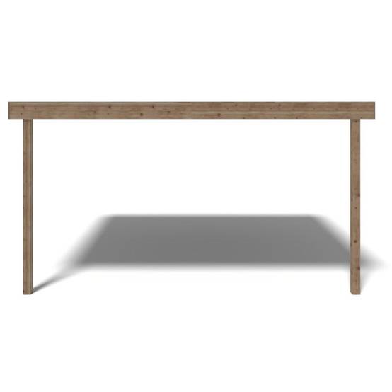 Altanka - Pergola de jardin 3.02x4.24m - traité - DOM180 - ALTANKA - Image 2