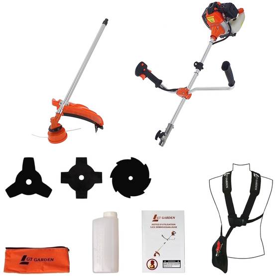 Gt Garden - Débroussailleuse thermique, 52 cm3, 3 CV - GT GARDEN - Image 6