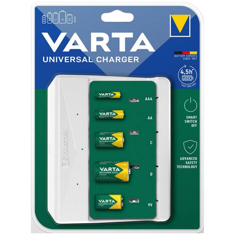 Chargeur universel 4,5h pour AAA/AA/C/D/9V - VARTA - 57658 - Image 3