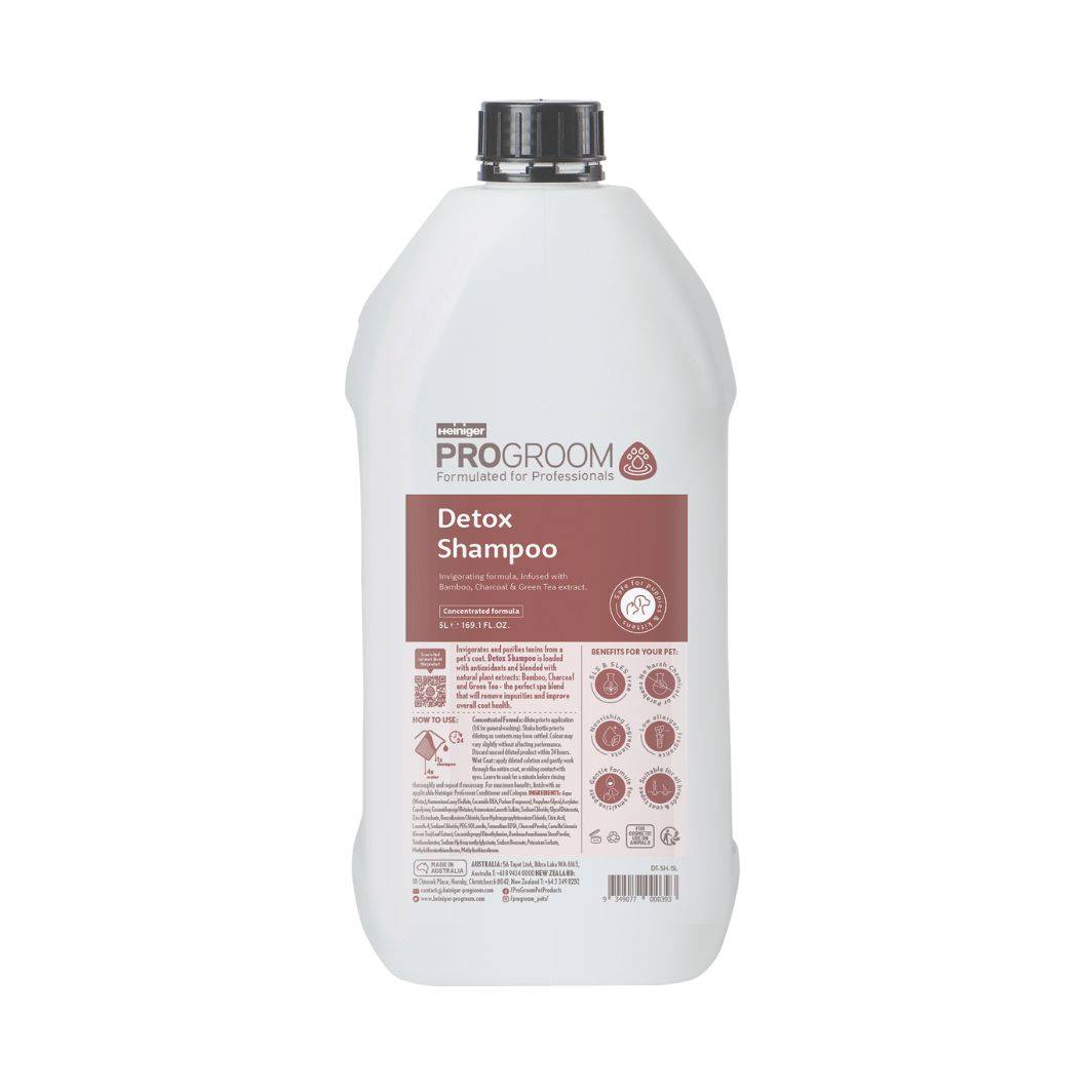 Heiniger - Shampoing antioxydant Détox 5 L ProGroom