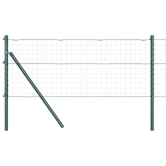 Poteau de clôture Acier galvanisé Vert 3,2 x 3,2 x 100 cm, Poids :48.6kg - PANGIVO - Image 2