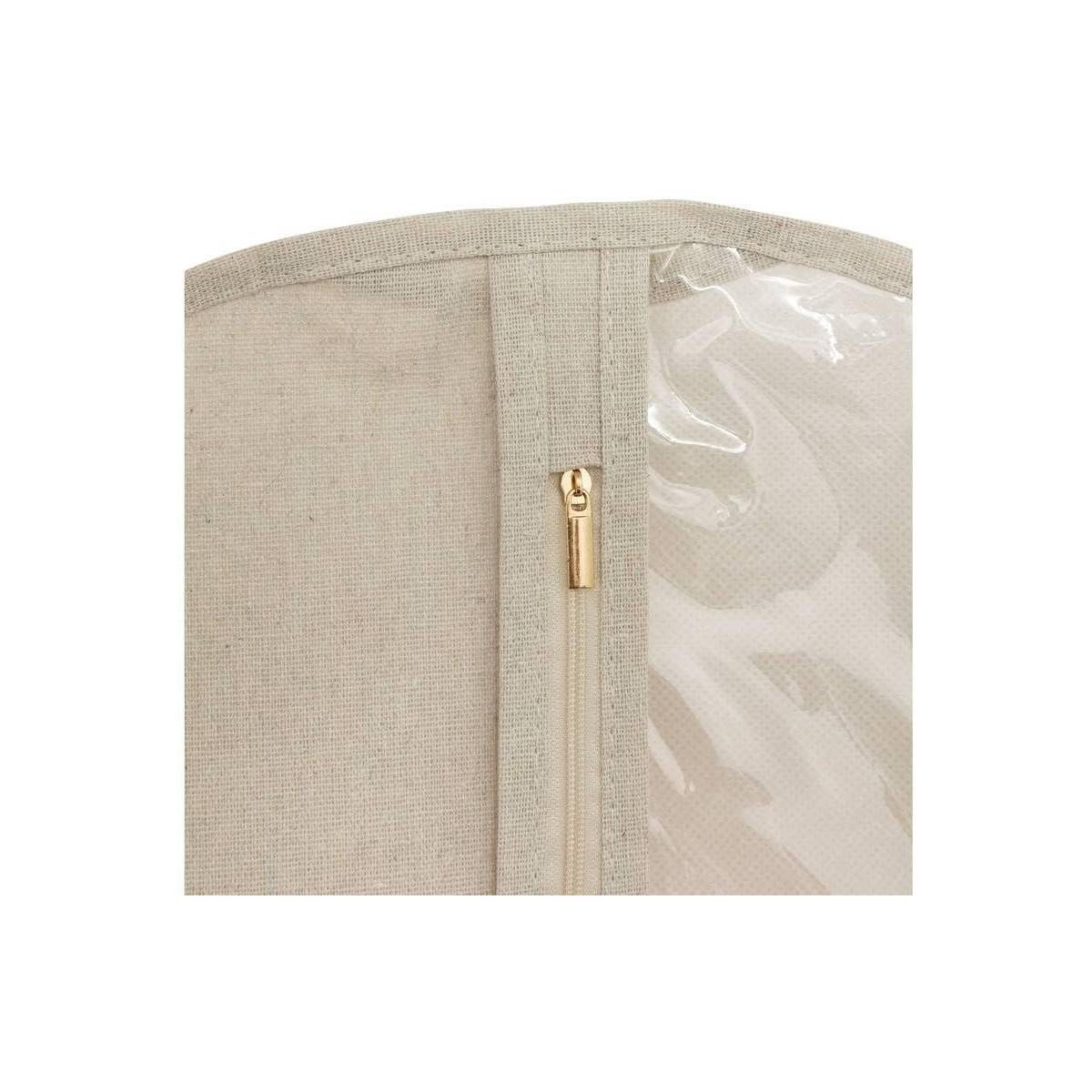 Housse à Vêtements à Suspendre "Dressy" 115cm Beige - Image 2