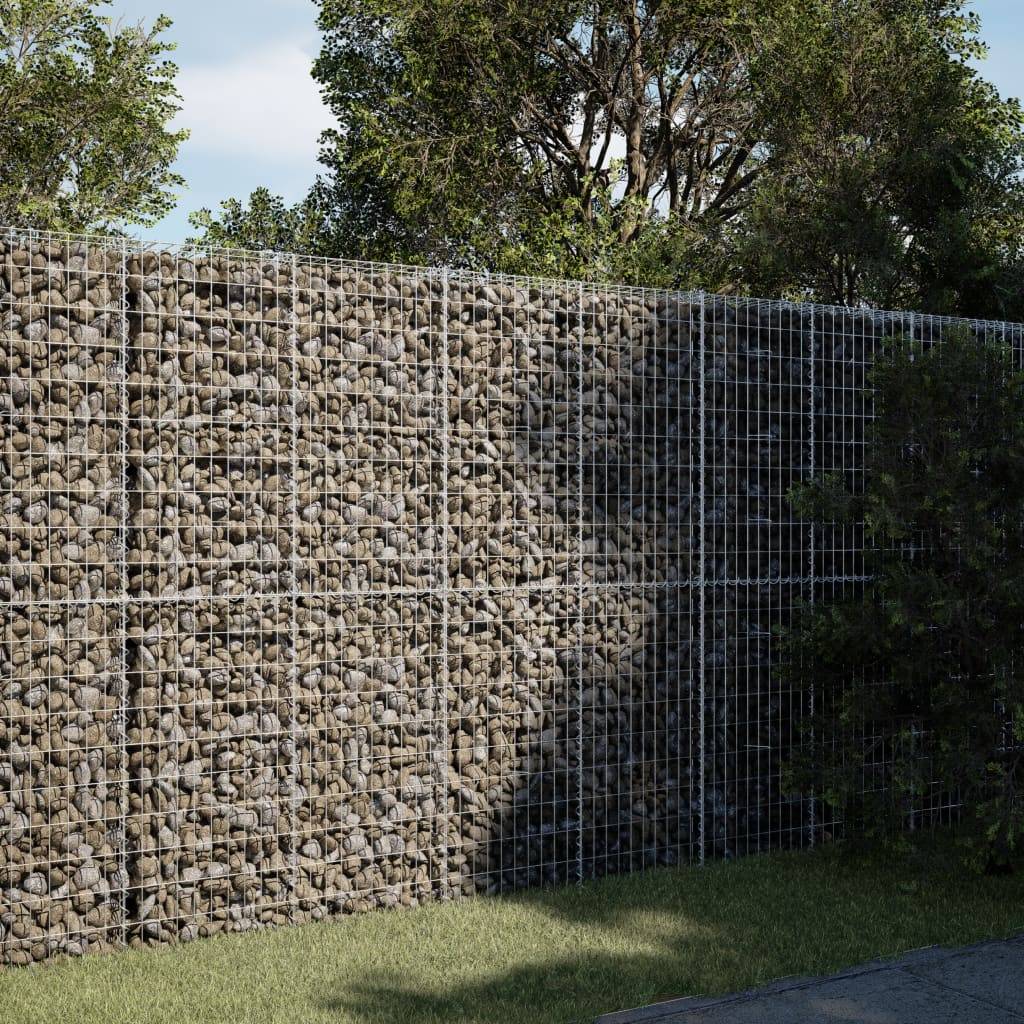 Panier de gabion-Jardinière à gabion Acier galvanisé 120x30x100 cm
