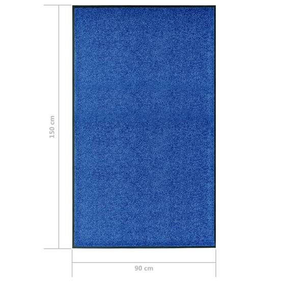 Tapis d'Entrée Professionnel Bleu Polyamide Lavable et Absorbant pour Magasin 90x150 cm – ComfortXL Outdoor Living - Image 6