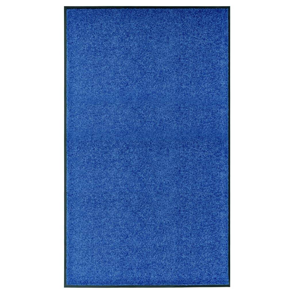 Tapis d'Entrée Professionnel Bleu Polyamide Lavable et Absorbant pour Magasin 90x150 cm – ComfortXL Outdoor Living - Image 1
