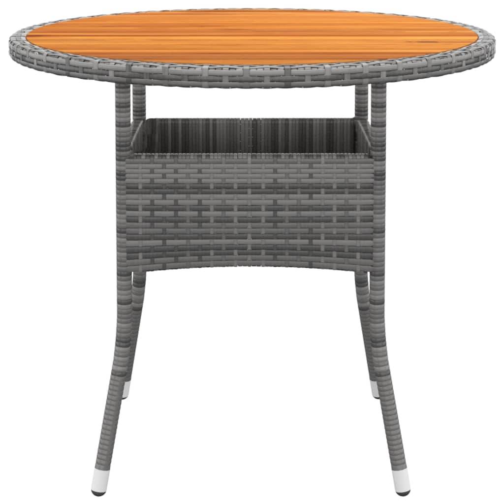 Vidaxl - Ensemble à manger de jardin 3 pcs Résine tressée Gris vidaXL 3058483 - Image 7
