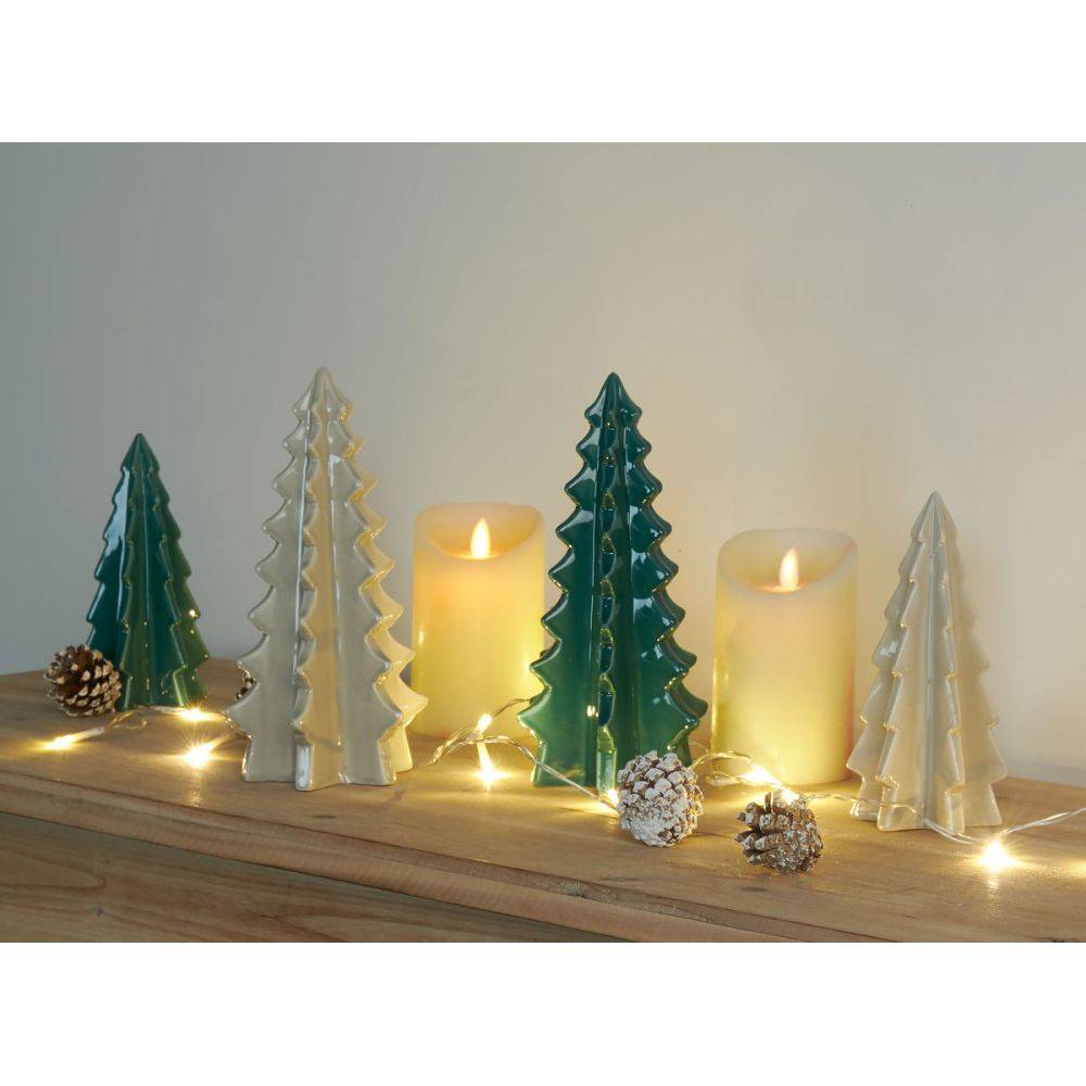 Aubry Gaspard - Duo de sapins en céramique - Image 2