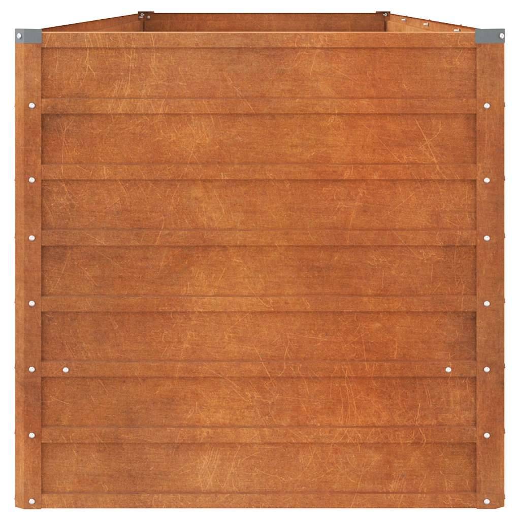 Très grand potager surélevé acier Corten hauteur 77cm 320x80x77cm – ComfortXL Outdoor Living - Image 5