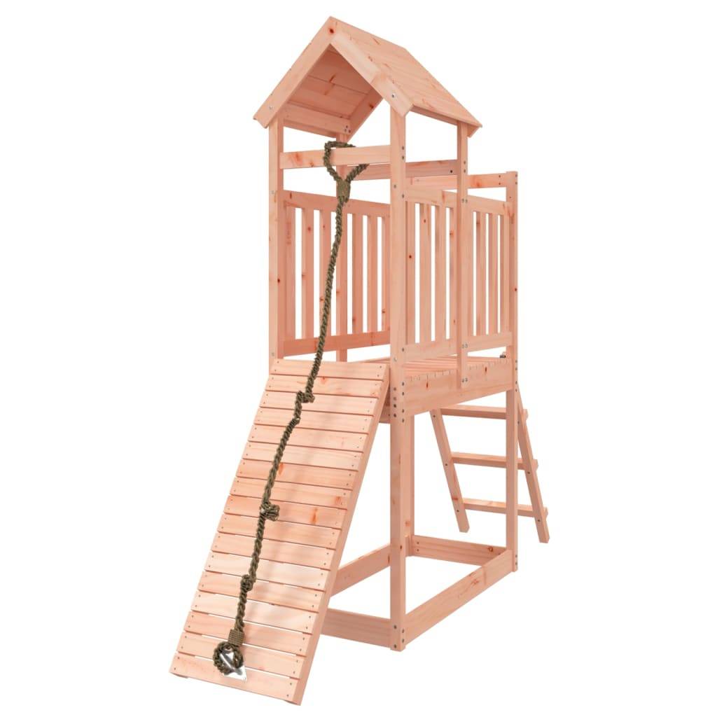 Helloshop26 - Maisonnette de jeu avec mur d'escalade 229 x 64 x 214 cm bois massif douglas - Image 2