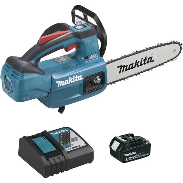 Tronçonneuse d'élagage 18V LXT 25cm MAKITA - avec 1 batterie 18V 3.0Ah - chargeur - DUC254F - Image 1