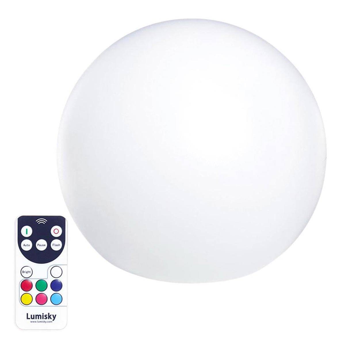 Lumisky - Boule lumineuse sans fil flottante BOBBY D60cm - Image 1