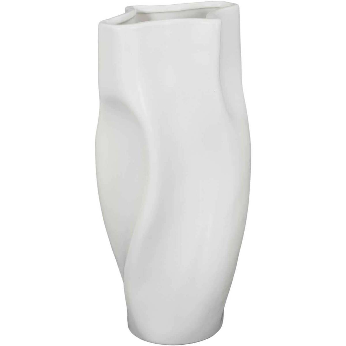 The Home Deco Factory - Vase moderne en céramique 14.5 x 12 x 29.5 cm - Image 1