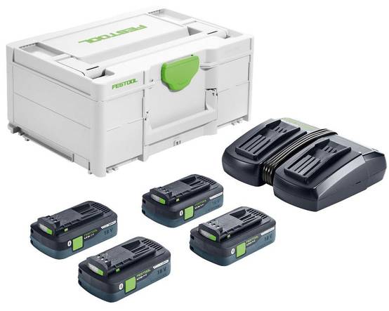 Set énergie SYS 18V 4x4.0/TCL 6 Duo FESTOOL - 577104 - Image 1