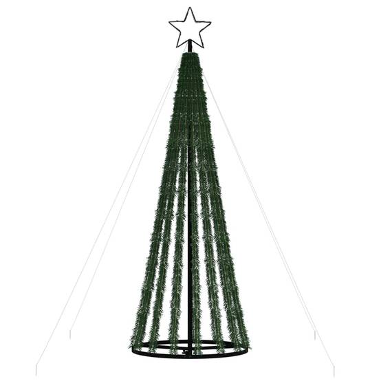 Sapin De Noël - Arbre de Noël lumineux conique 275 LED bleu 180 cm - Image 5