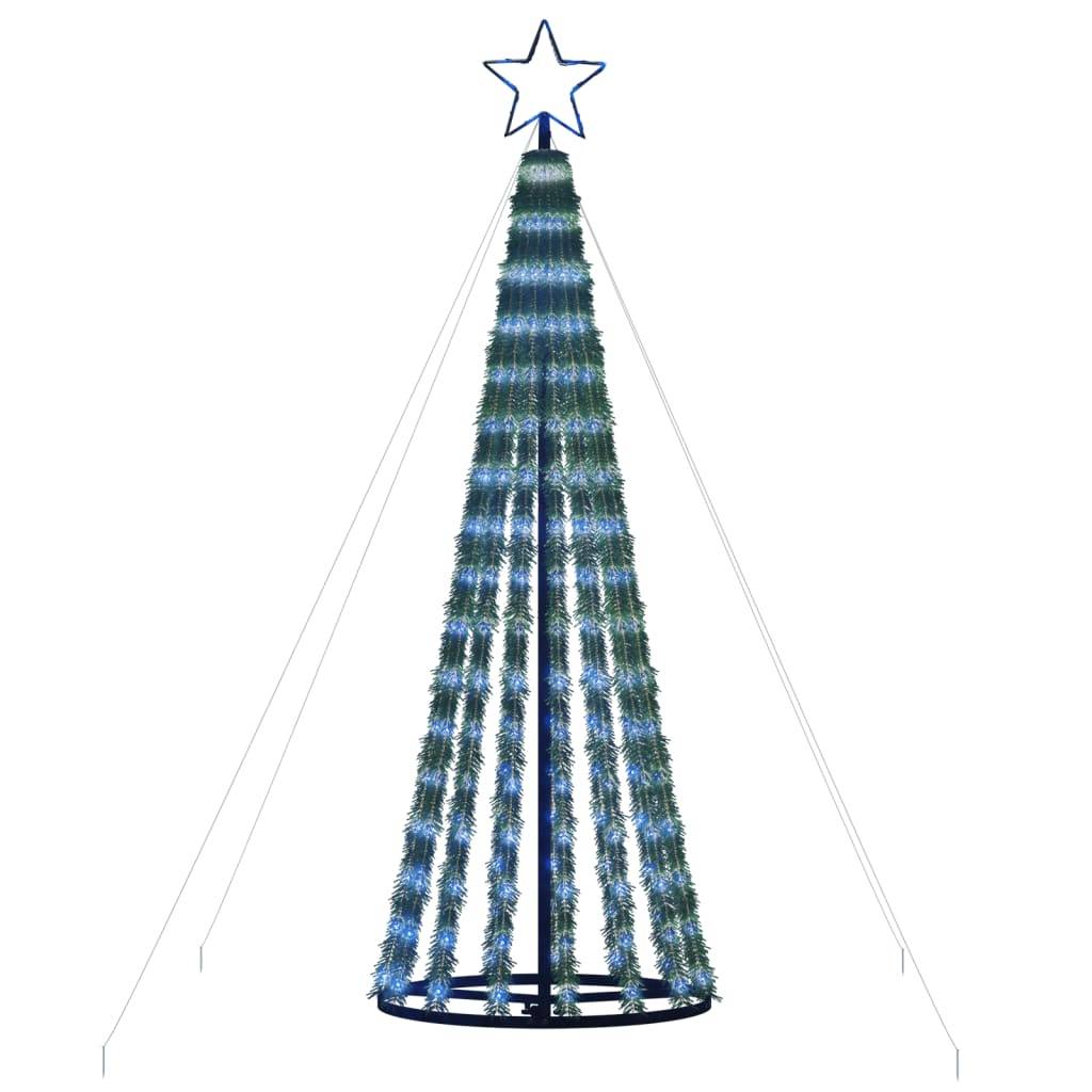 Sapin De Noël - Arbre de Noël lumineux conique 275 LED bleu 180 cm - Image 4