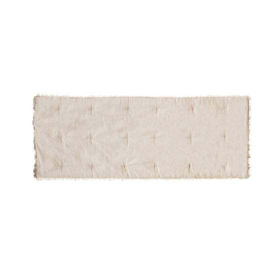 Matelas d'assise uni et à franges - ATMOSPHERA - Image 1