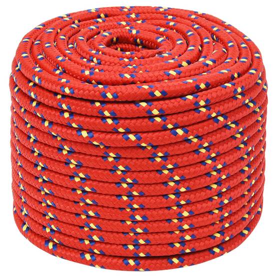 Corde de bateau Rouge 12 mm 25 m Polypropylène Maison Chic - Image 1