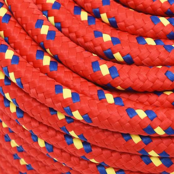 Corde de bateau Rouge 12 mm 25 m Polypropylène Maison Chic - Image 4