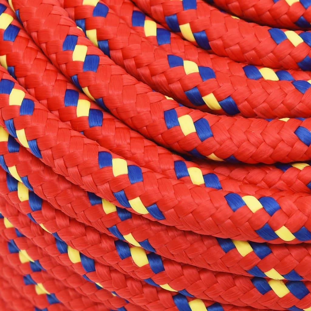 Corde de bateau Rouge 12 mm 25 m Polypropylène Maison Chic - Image 4