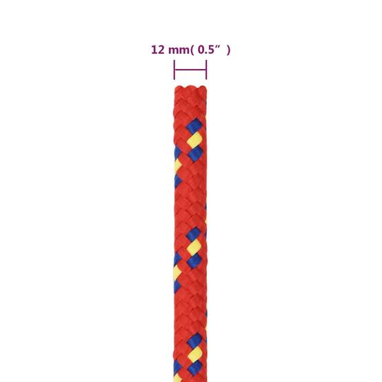 Corde de bateau Rouge 12 mm 25 m Polypropylène Maison Chic - Image 6