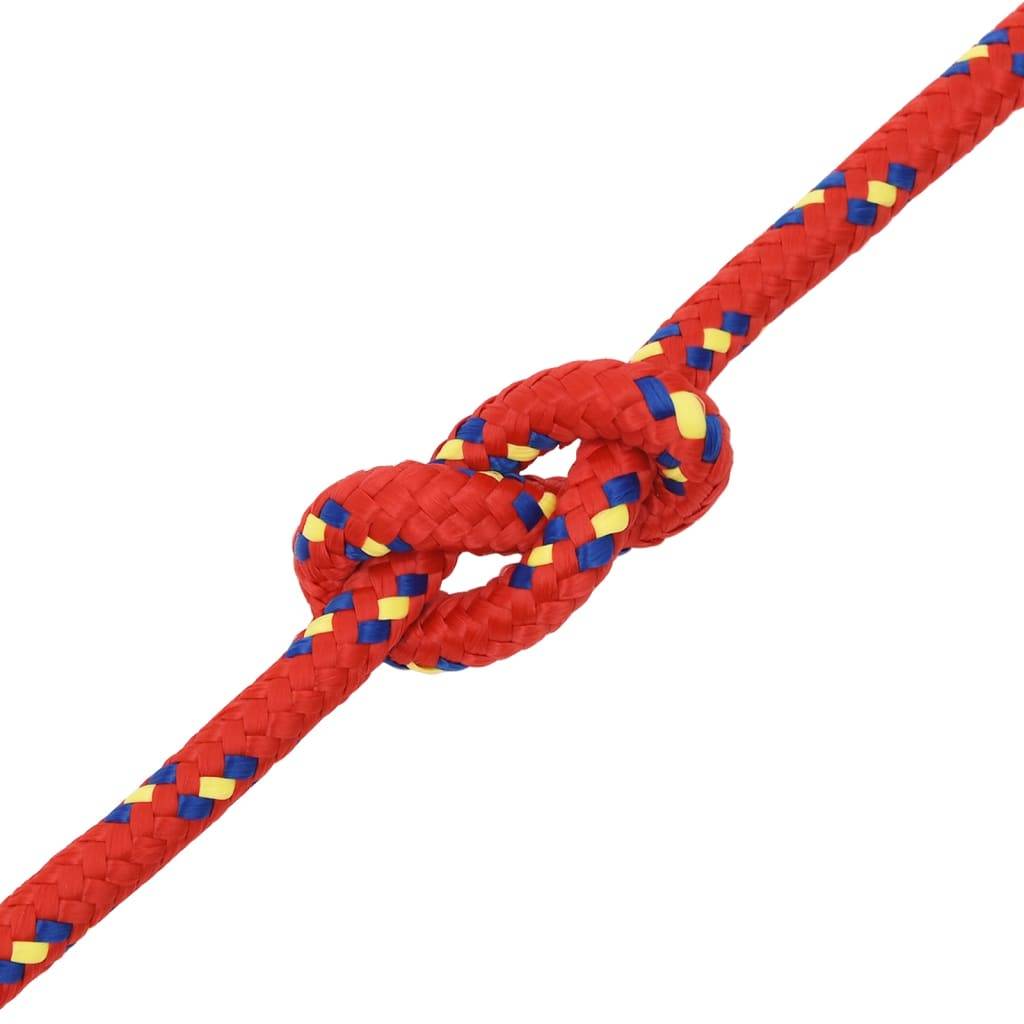 Corde de bateau Rouge 12 mm 25 m Polypropylène Maison Chic - Image 5