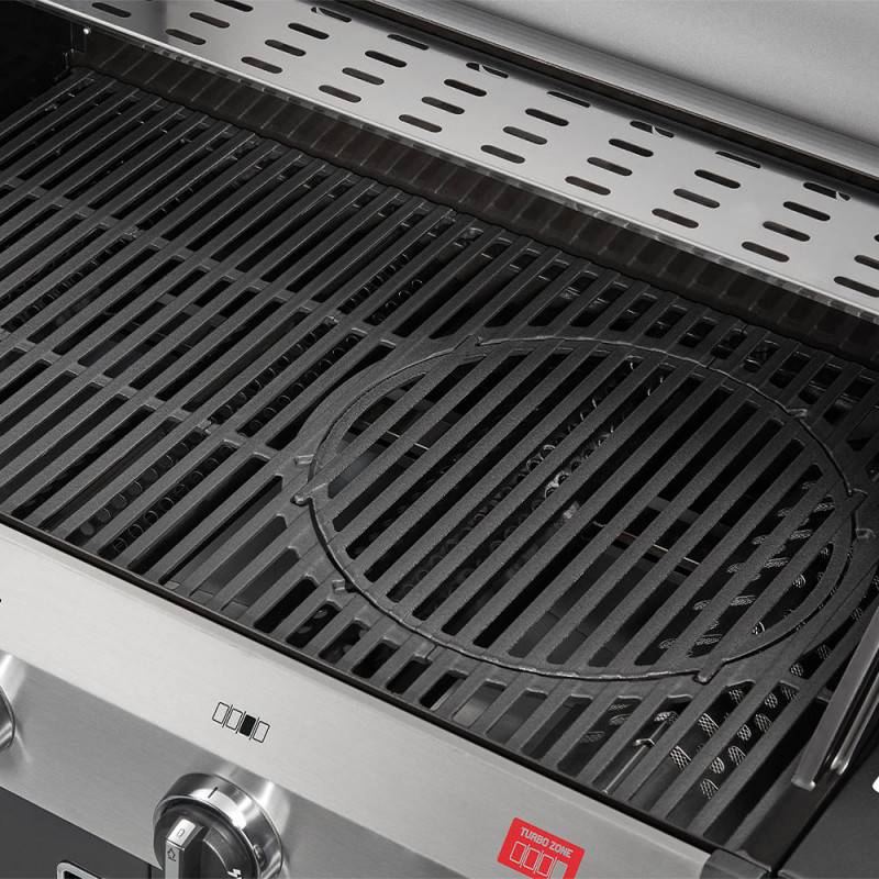 Barbecue Chicago Next 4 Turbo - ENDERS - 4 brûleurs dont 1 Turbo Zone - Grille Switch Grid, 71 x 42 cm - Tablettes - 13 kW - Image 4