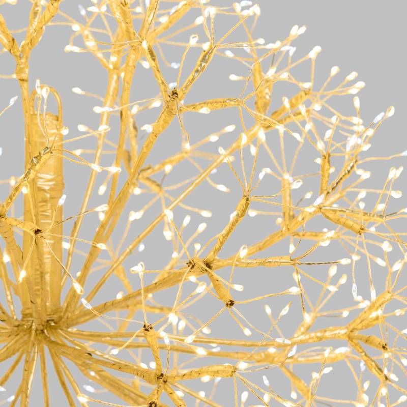 Lotti - Branche Sphère Riche RICH Champagne Ø50cm 912 MicroLED FlashLED avec Rameaux de Led 5m+Ø50cm Lotti - Image 4