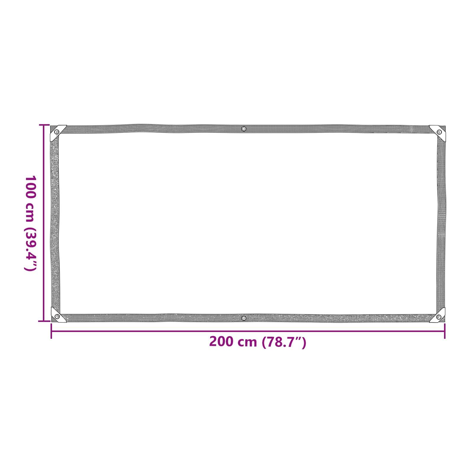 Vidaxl - Couverture pour plantes Transparent 1 x 2 m PE vidaXL 3429307 - Image 3