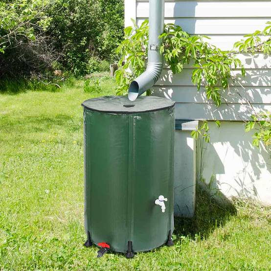 Réservoir / cuve d'eau de pluie pliable 250 Litres Vert - Image 10