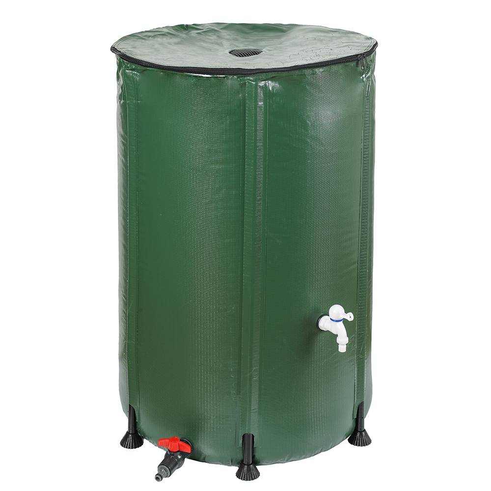Réservoir / cuve d'eau de pluie pliable 250 Litres Vert - Image 1