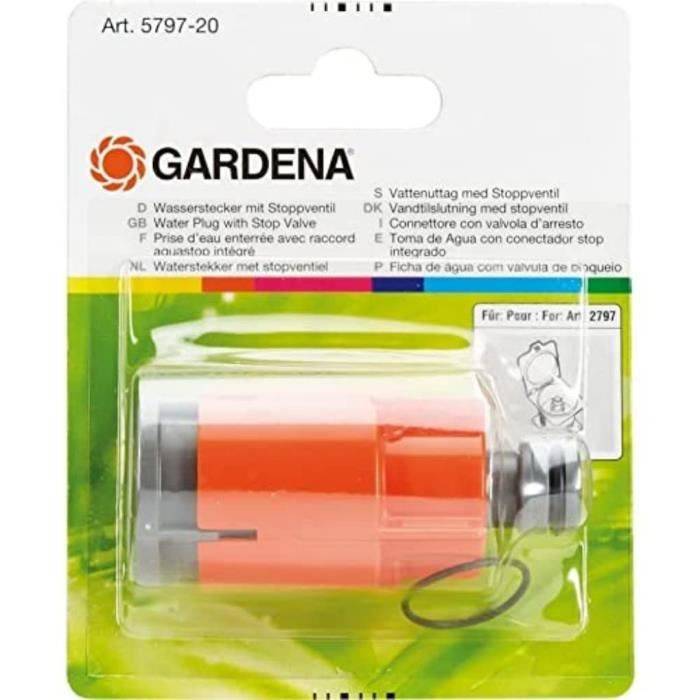 Gardena - Raccord aquastop pour prise d'eau enterrée d'arrosage Gardena - Image 2