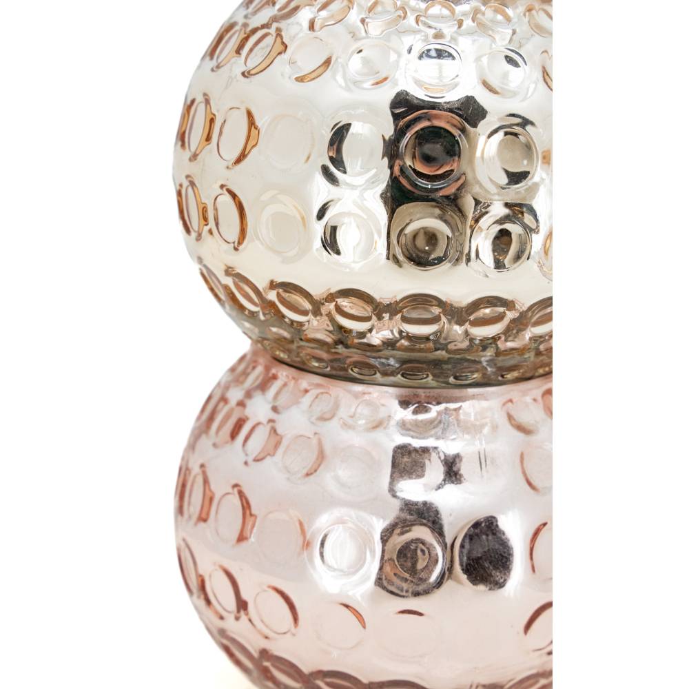 Aubry Gaspard - Photophore boule en verre antique (Lot de 2) - Image 3
