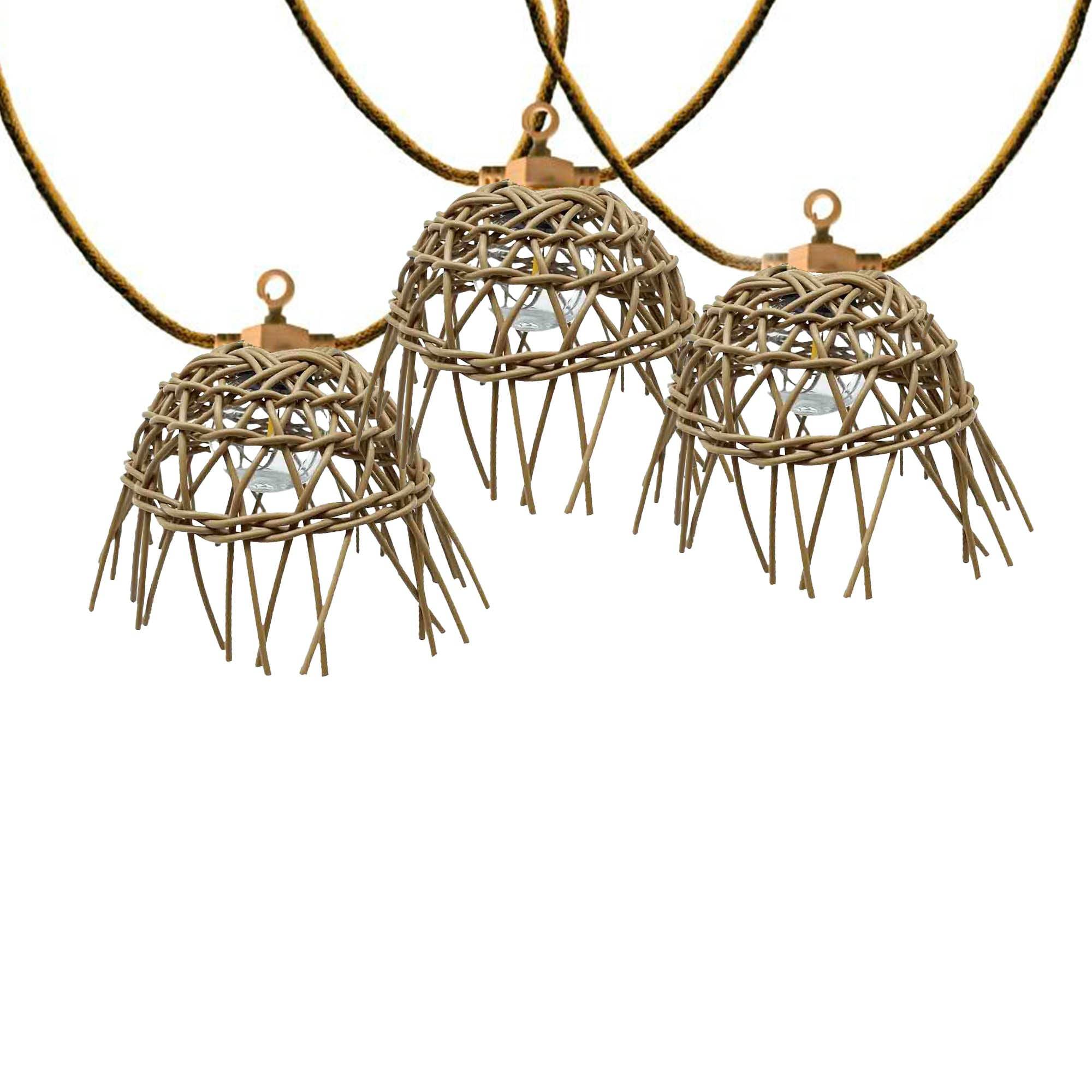 Lumisky - Guirlande solaire MINI HAWAI HYBRID 10 ampoules 8M - Image 1