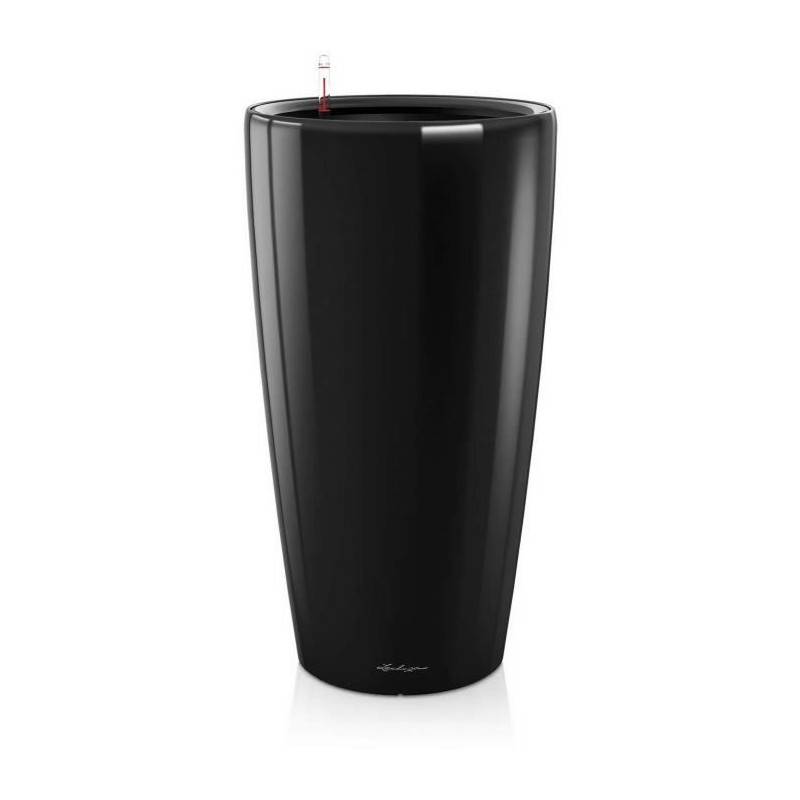 Lechuza - Pot De Fleur - Lec - Rondo Premium 40 - Noir Brillant - Avec Réserve D'eau - Diametre 40 Cm - Image 1