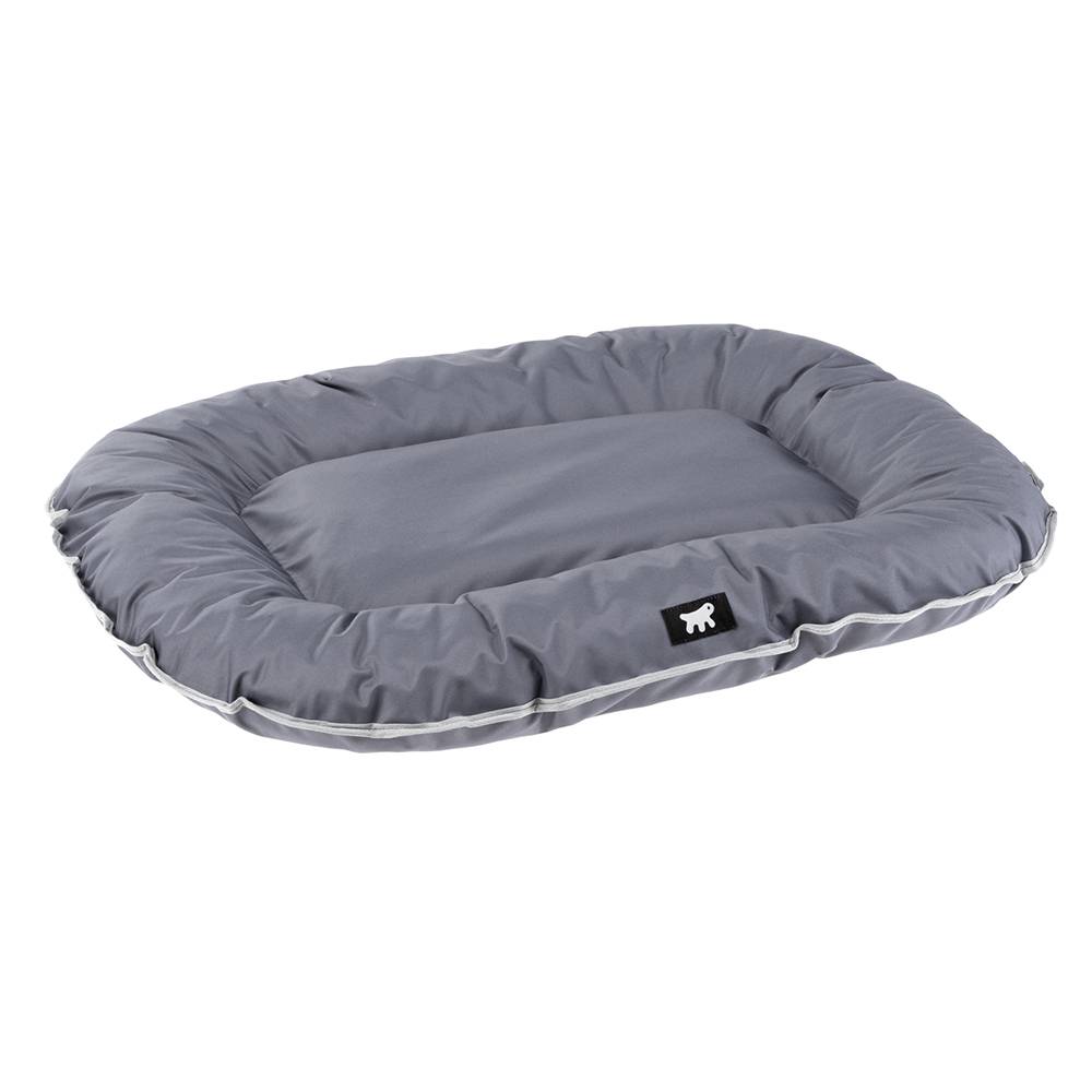Ferplast - Ferplast Panier Chien Coussin Chien Grande Taille Tissu anti-rayures Lavable à 30°C.Matelas pour chien imperméable 120 x 80 x 13,5 cm.Gris - Image 1