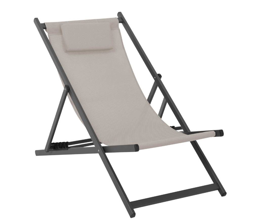 Ozalide - Lot de 2 Chiliennes - Aluminium - Lin en Aluminium - ATHOS - Image 1