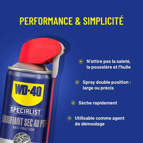 Wd40 - Lubrifiant sec WD40 PTFE - 33394 - Image 3