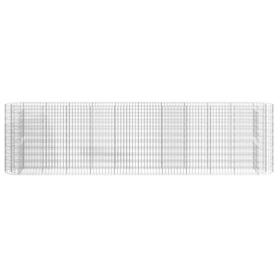 Vidaxl - Lit surélevé à gabion Fer galvanisé 400x50x100 cm vidaXL 152036 - Image 5