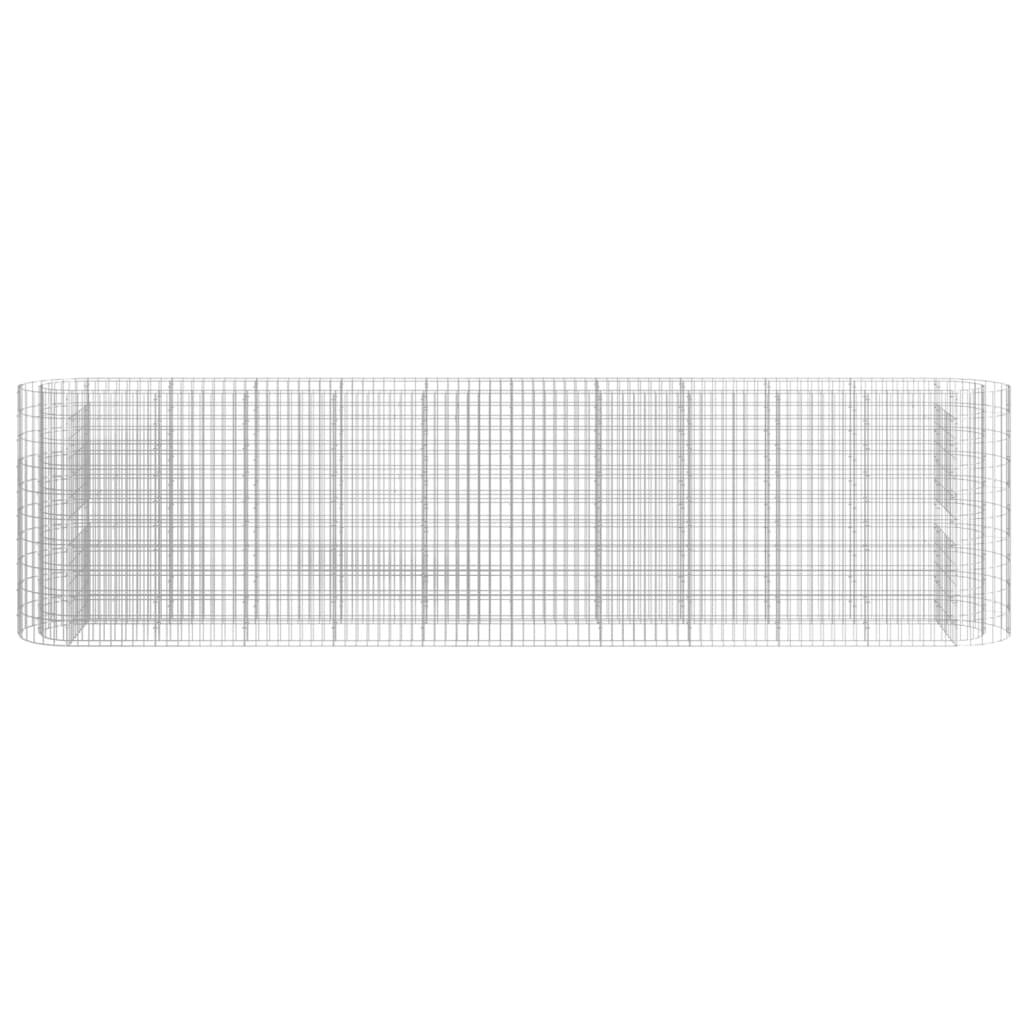 Vidaxl - Lit surélevé à gabion Fer galvanisé 400x50x100 cm vidaXL 152036 - Image 5