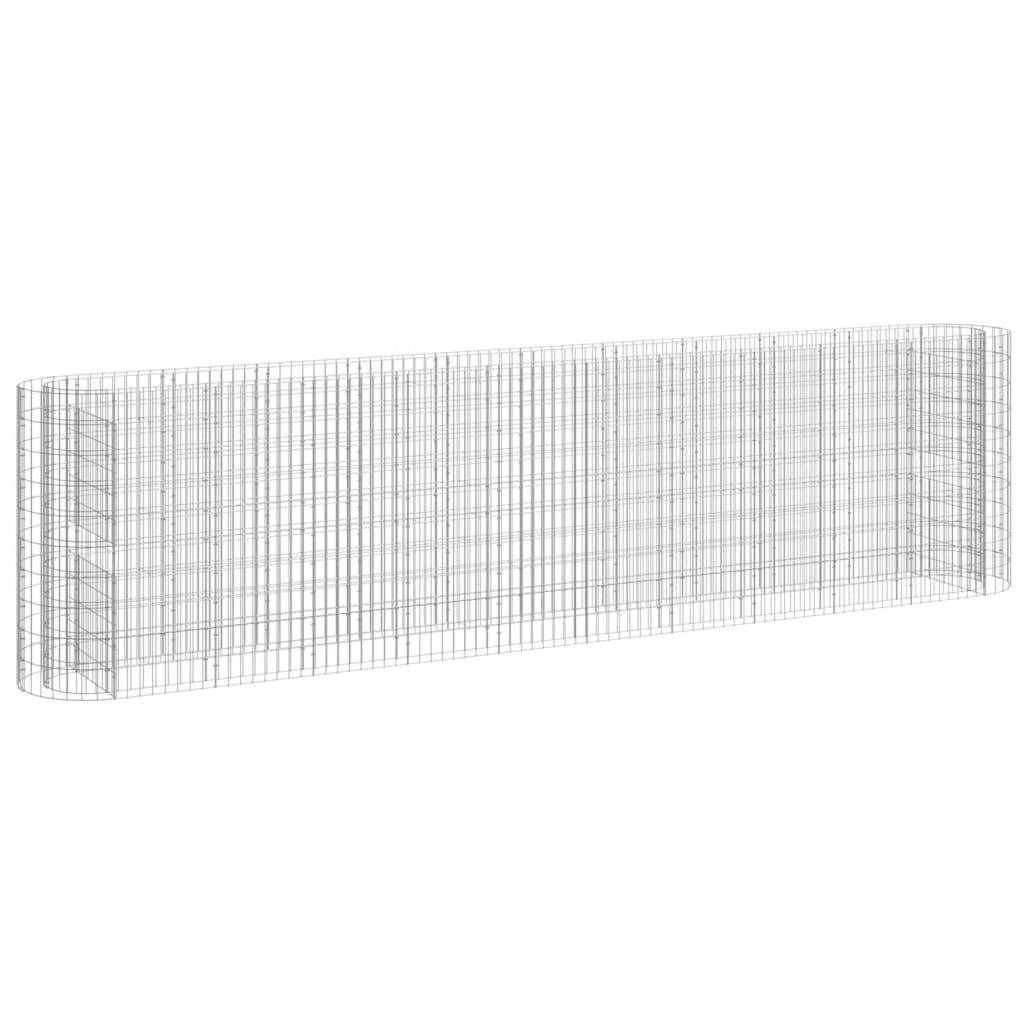 Vidaxl - Lit surélevé à gabion Fer galvanisé 400x50x100 cm vidaXL 152036 - Image 2