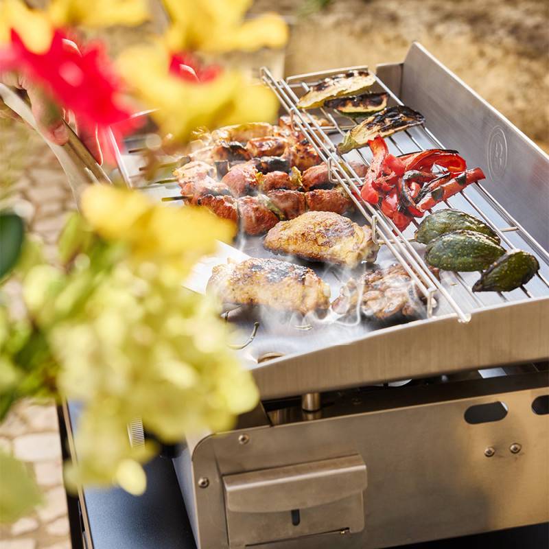 Plancha gaz inox Silvia IIG Evo 3 feux – BRASERO BY FAVEX - 7,95 kW – Plaque inox 67 x 34 cm – Housse incluse - Image 8