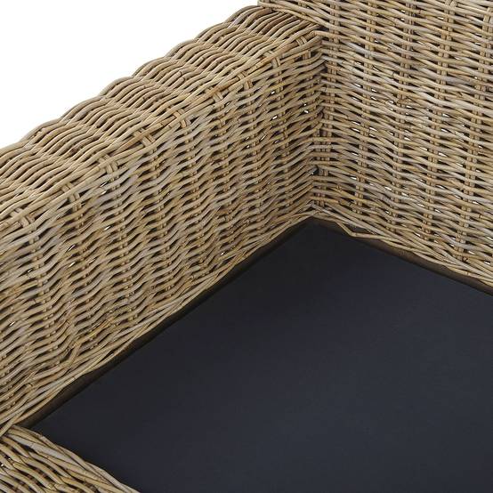 Fauteuil Rotin Marron clair ARDEA - Beliani - Image 6