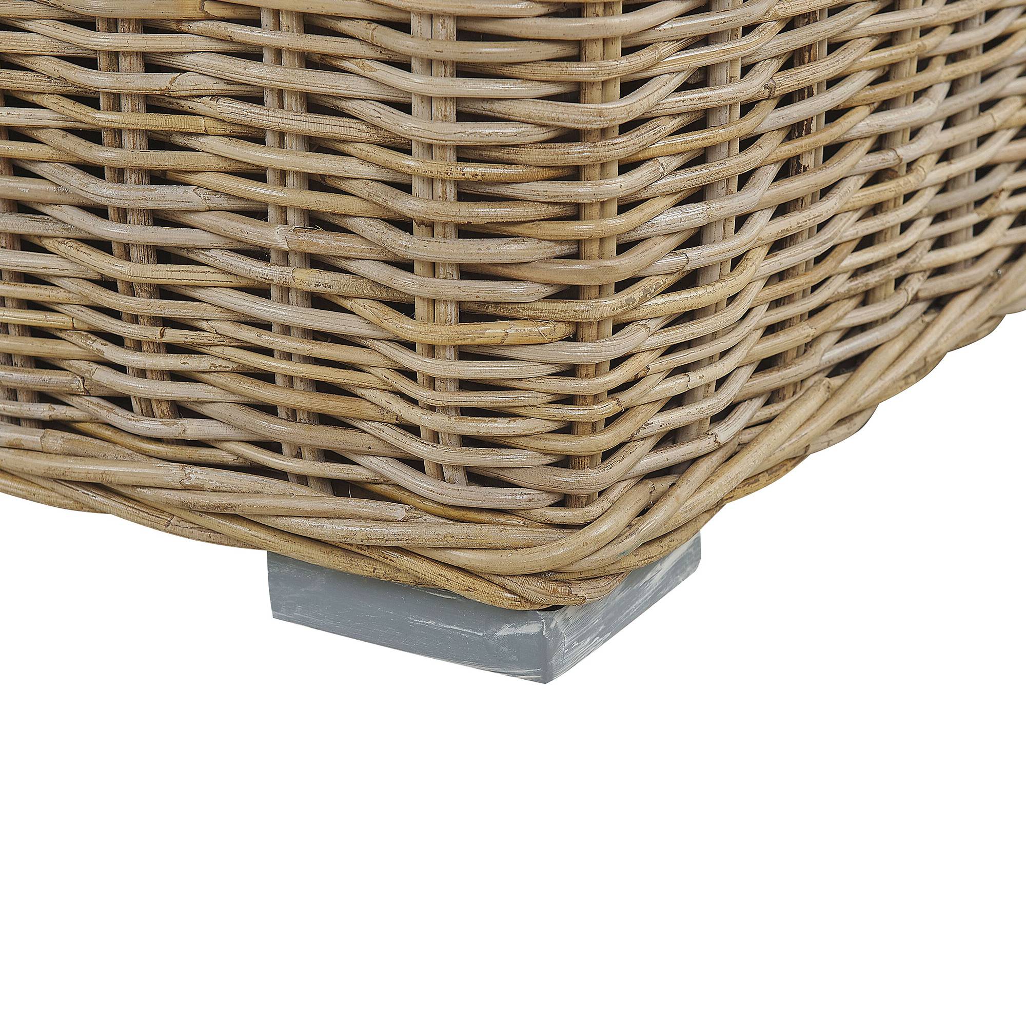 Fauteuil Rotin Marron clair ARDEA - Beliani - Image 7