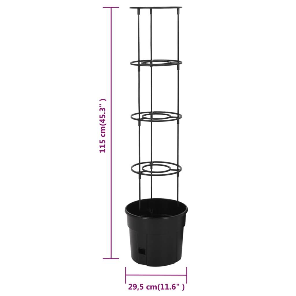 ComfortXL - Pot de Culture pour Tomates avec Tuteur Intégré 115 cm en Polypropylène – ComfortXL Outdoor Living - Image 6