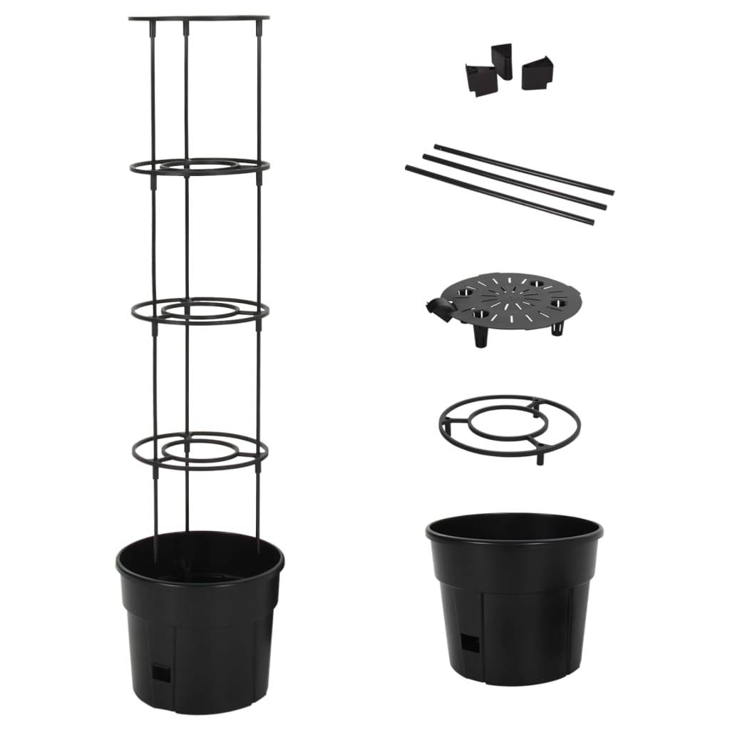 ComfortXL - Pot de Culture pour Tomates avec Tuteur Intégré 115 cm en Polypropylène – ComfortXL Outdoor Living - Image 1