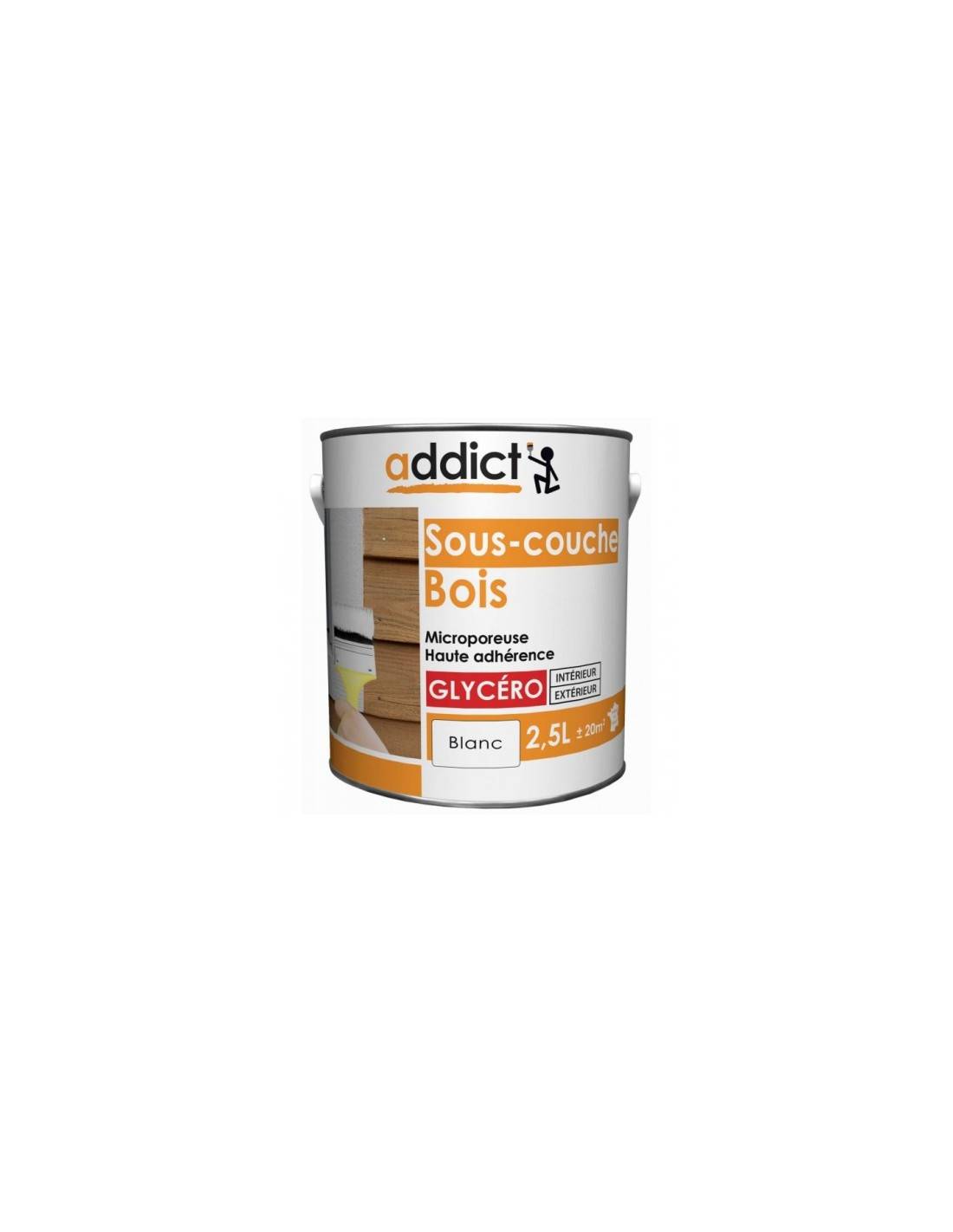 Peinture Sous-couche Bois 2.5l Blanc - Addict - Image 2