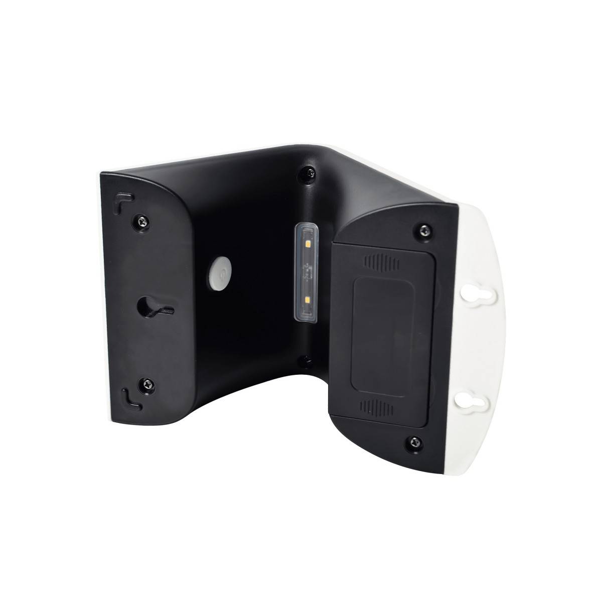 Projecteur Led Mural Batterie lithium 2 Ah - 3.7 V Solaire NOIR Détecteur de mouvements 3.2W 400 Lm ASLO - Image 2