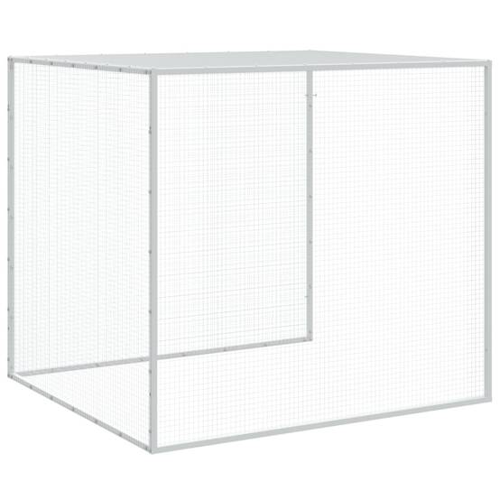 Vidaxl - Cage à poulets avec toit anthracite 203 x 98 x 90 cm Acier galvanisé vidaXL 3189039 - Image 8